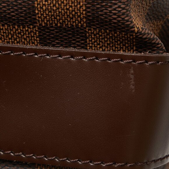 LOUIS VUITTON Brown Damier Leather Shoulder Bag - Picture 5 of 10